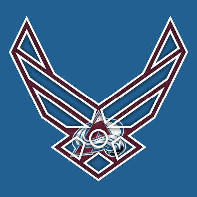 Airforce Colorado Avalanche Logo vinyl decal